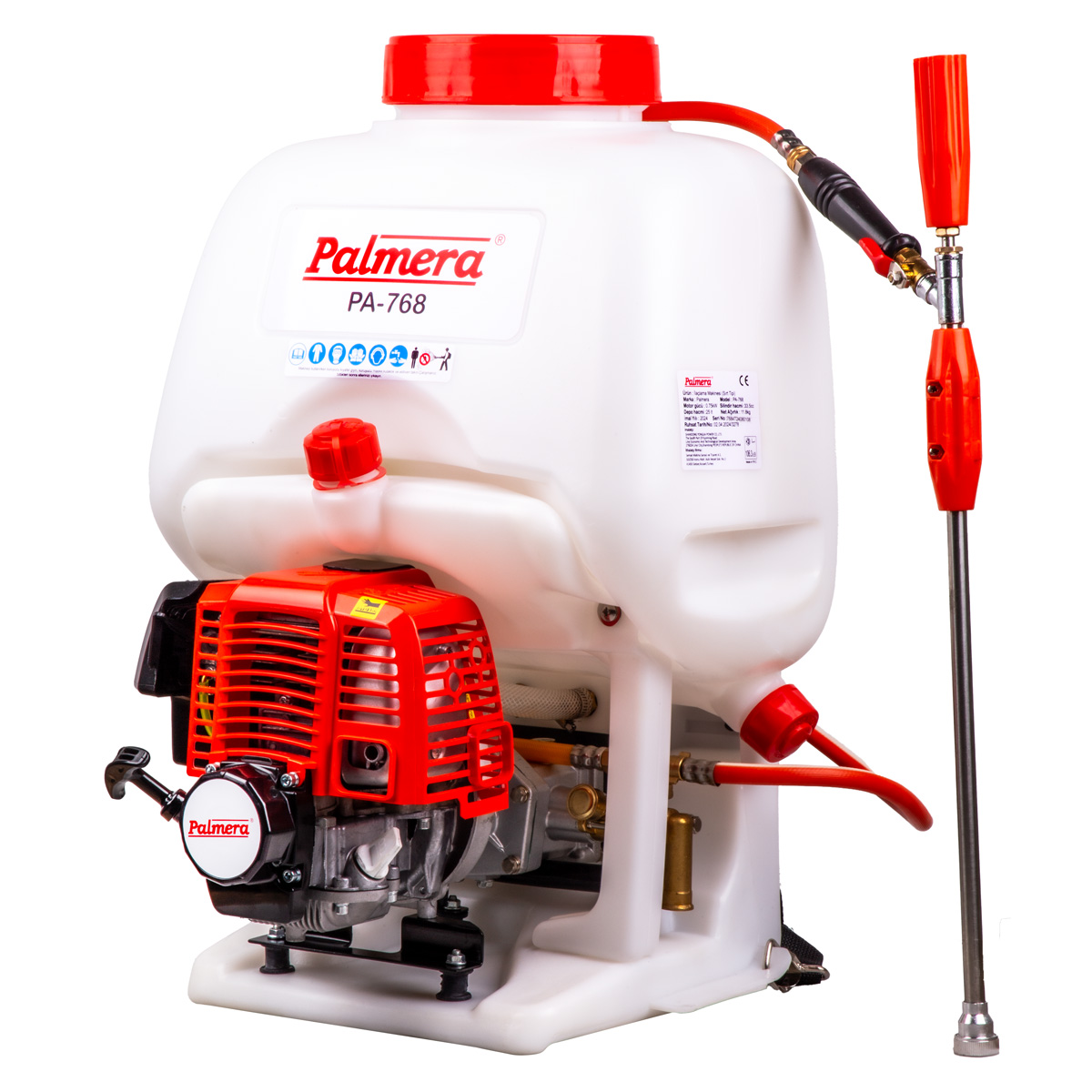 202322 PA-768 EUR5 4T SIRT İLAÇLAMA 1Hp 25Lt YÜK.BASINÇLI