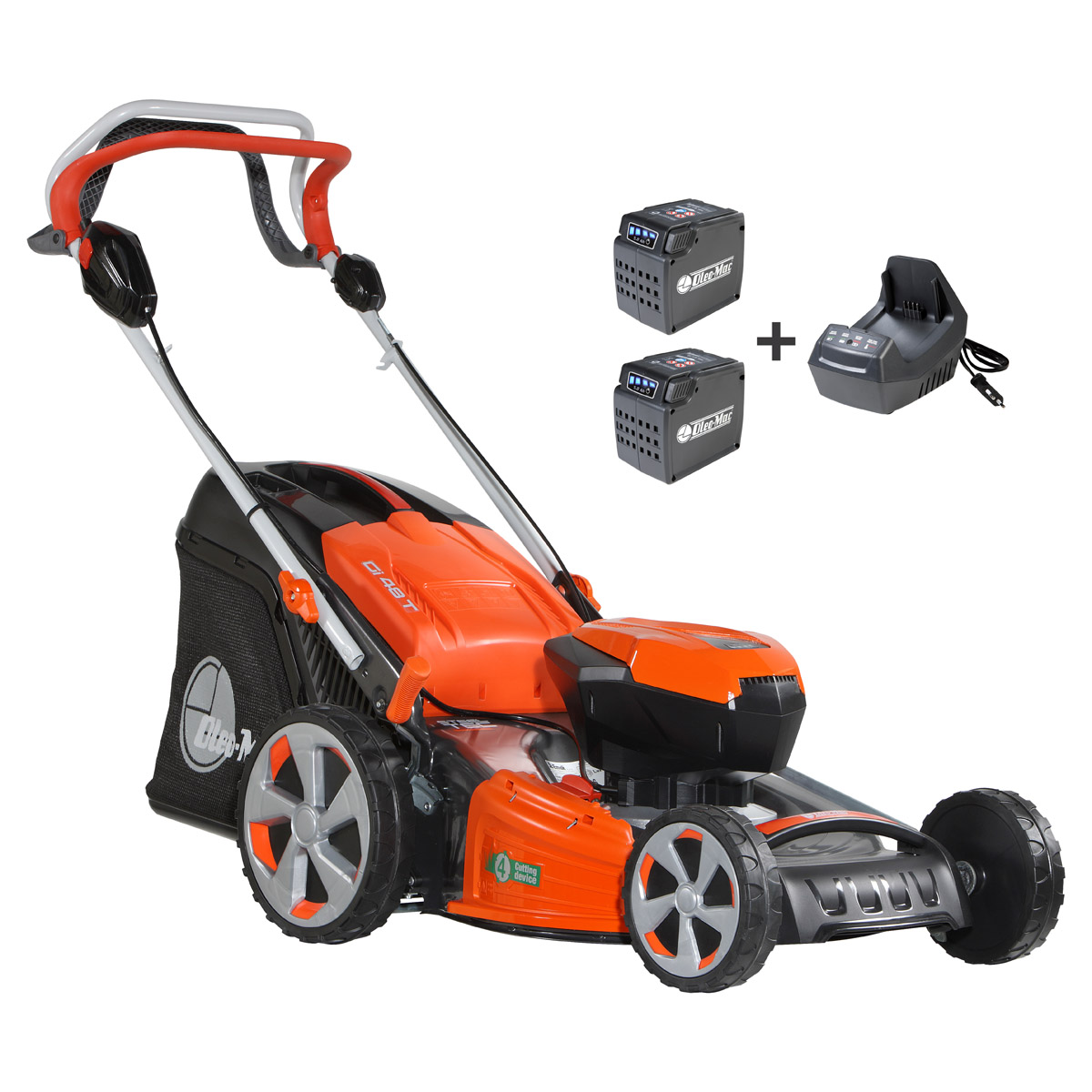 112378 Gi 48 T AKÜLÜ ÇİM BİÇME MAKİNESİ 2X5.0Ah+ŞARJ