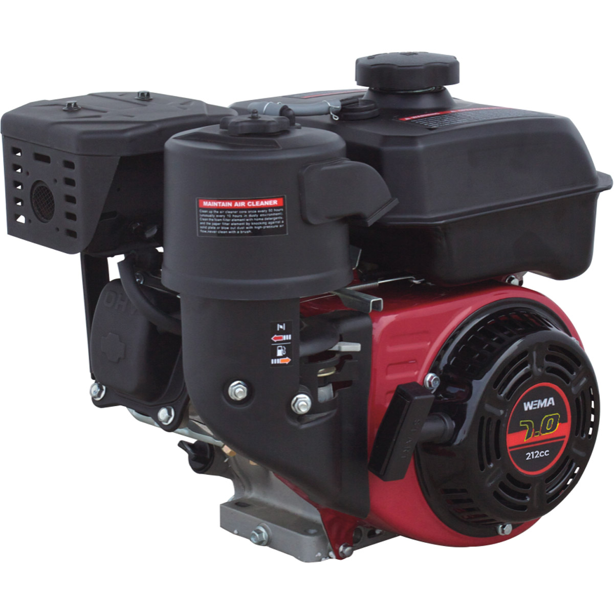 112433 WM170FB-/2P-25 BENZİNLİ MOTOR 7HP FREZE TİP Ø25mm