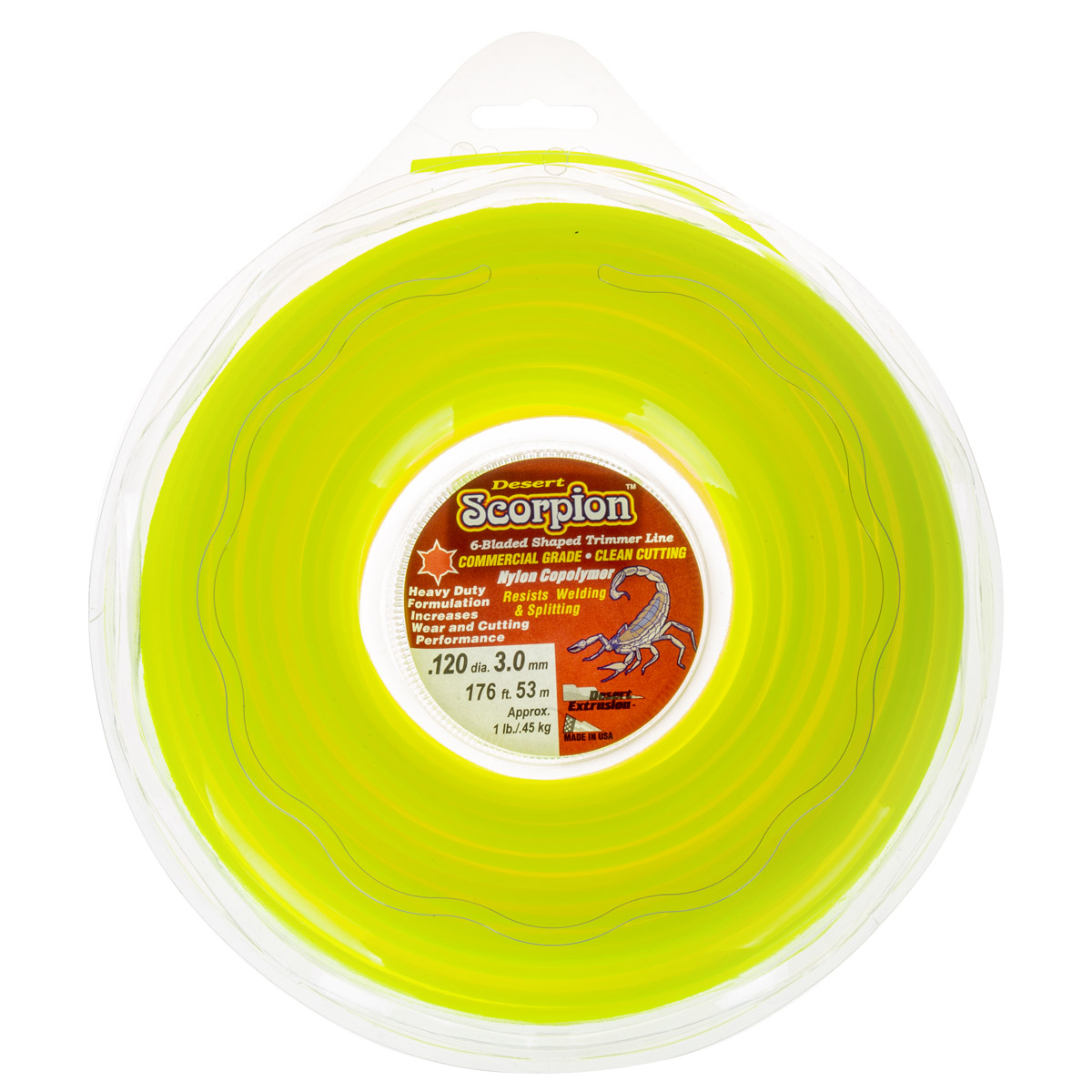 130469 MİSİNA 3.3mm 45m SARI 6 KÖŞE SCORPION