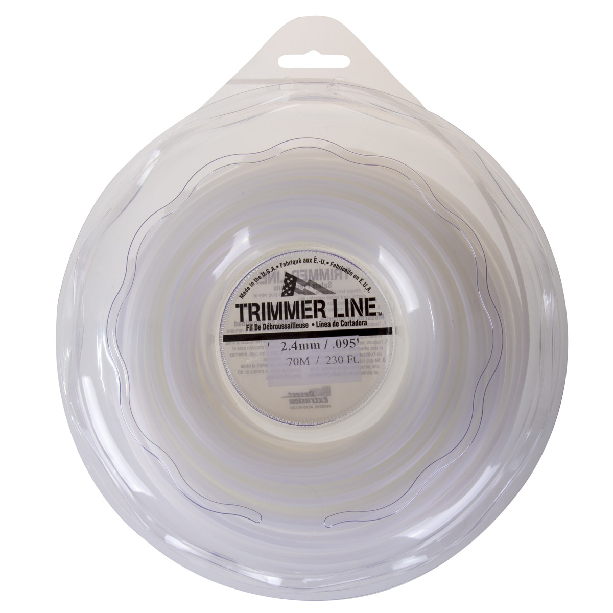 130485 MİSİNA 2.4mm 70m BEYAZ TRIMERLINE