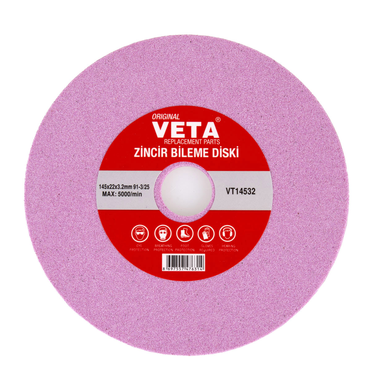 131771 ZİNCİR BİLEME DİSKİ 145x22x3.2mm 91-3/25