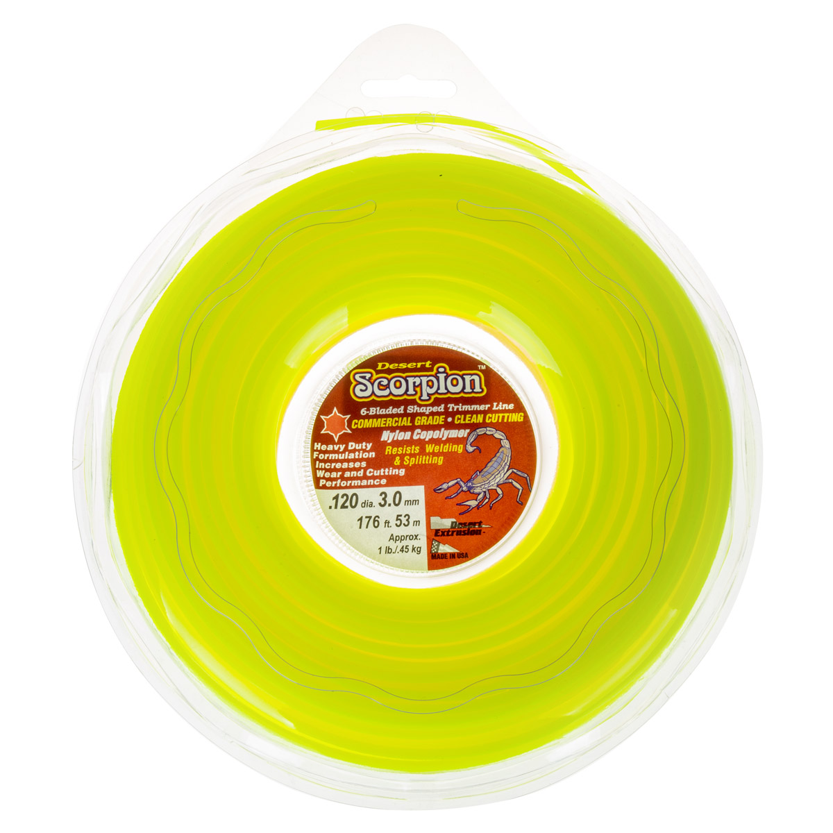 130481 MİSİNA 3.5mm 40m SARI 6 KÖŞE SCORPION