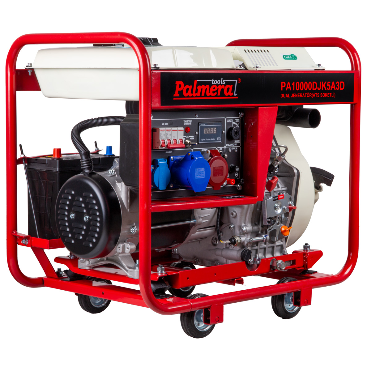 205503 PA10000DJK5A3D EUR5 JENERATÖR 9,3 kVA DİZEL MARŞLI
