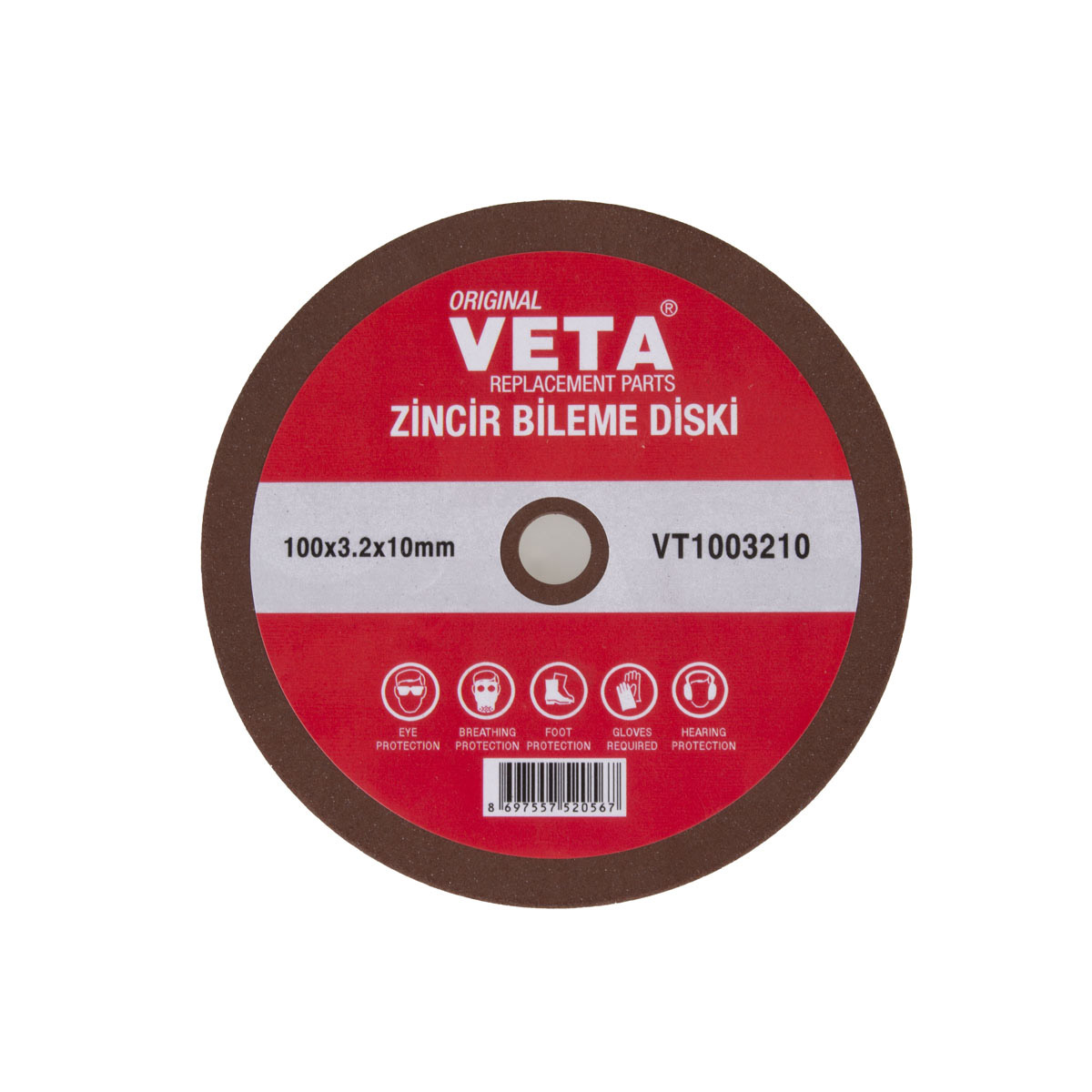 131657 ZİNCİR BİLEME DİSKİ 100x10x3.2mm