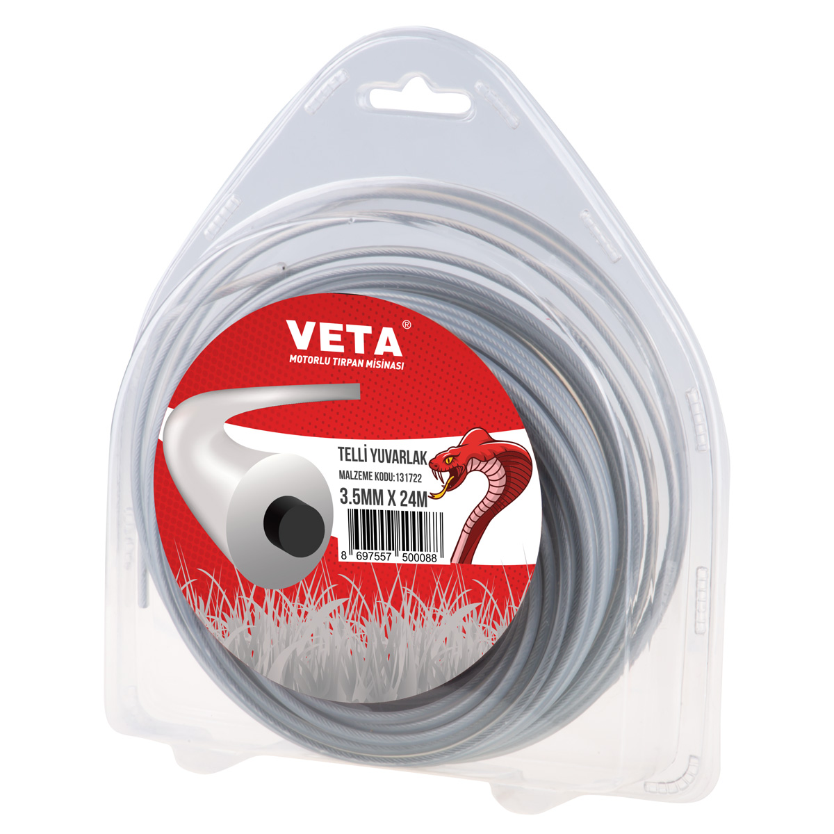 131722 MİSİNA PRO 3.5mm 24m TELLİ YUVARLAK