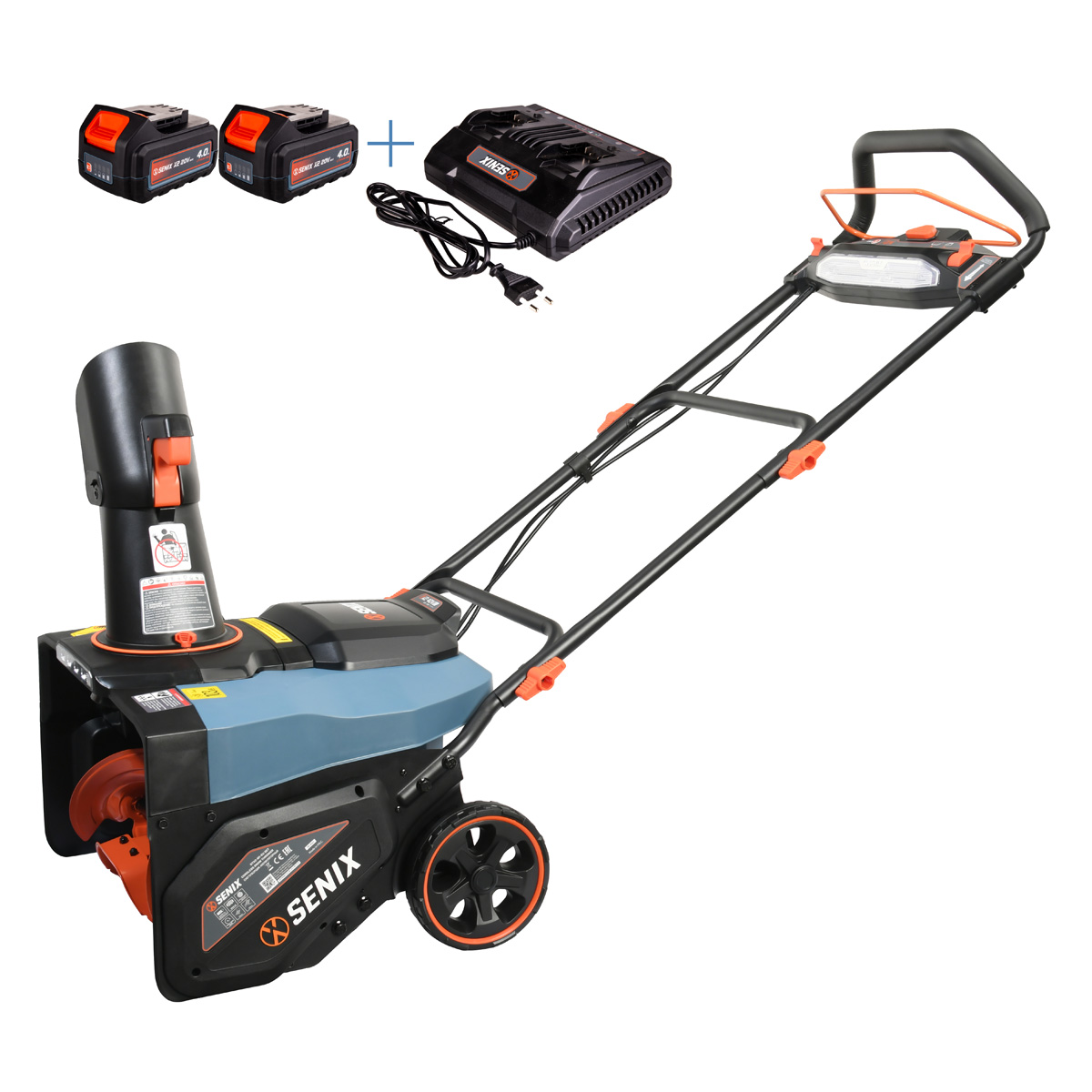 204892 STX2-M1-EU AKÜLÜ KAR KÜREME MAKİNESİ 2x4.0Ah 53cm