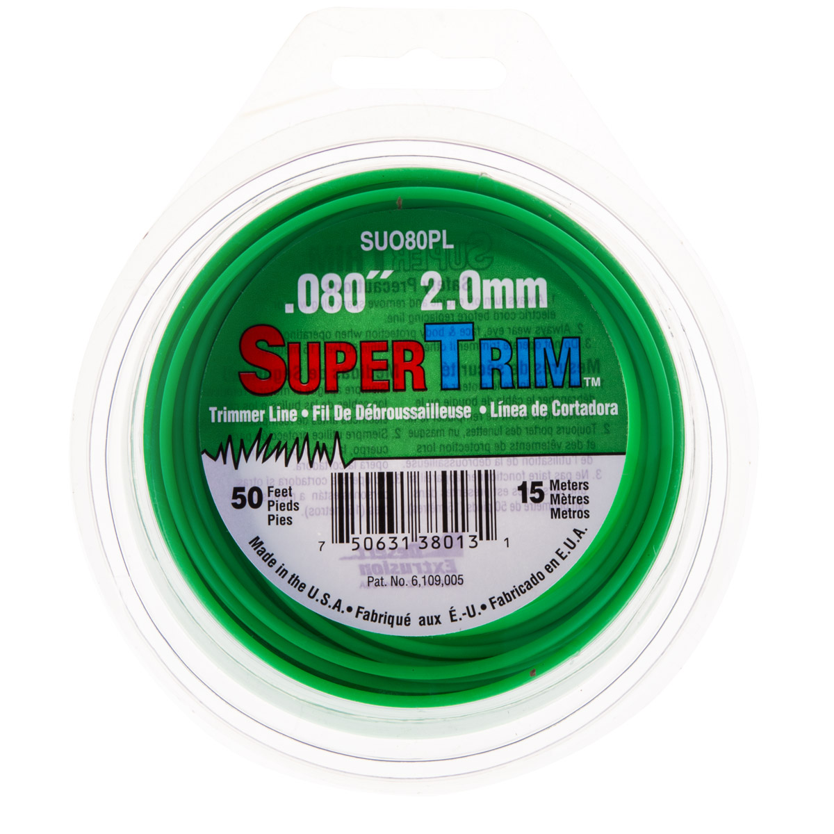 130479 MİSİNA 2.0mm 15m YEŞİL SUPERTRIM