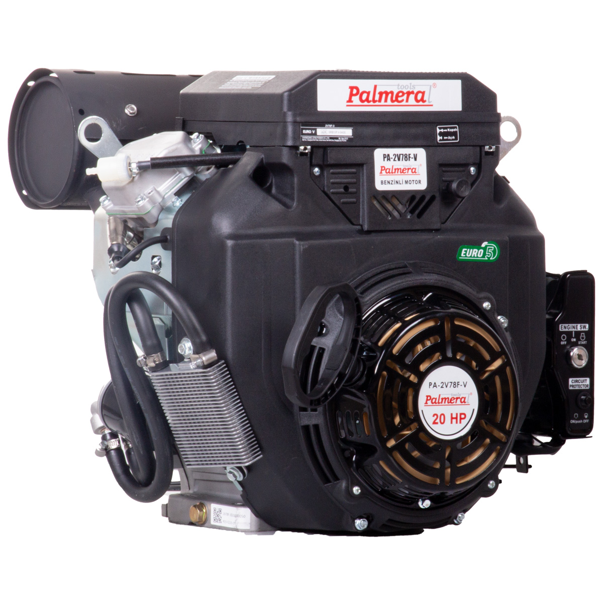 200123 PA-2V78F-Q BENZİNLİ MOTOR 20HP EUR5 KAMALI 688CC