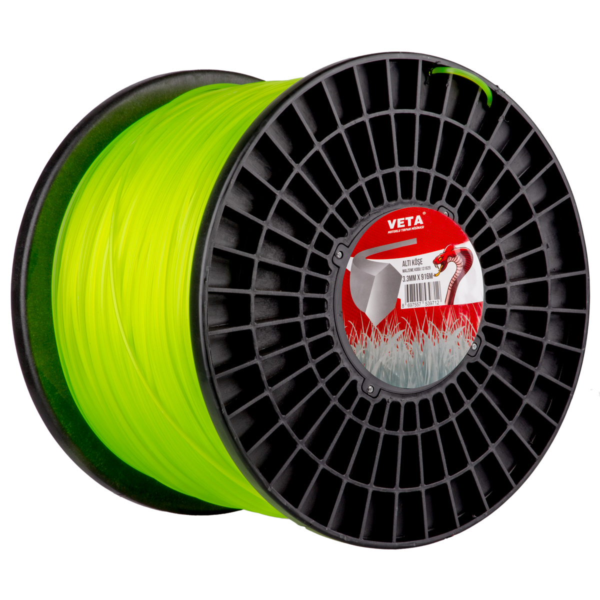 131629 MİSİNA PRO 3.3mm 916m SARI 6 KÖŞE