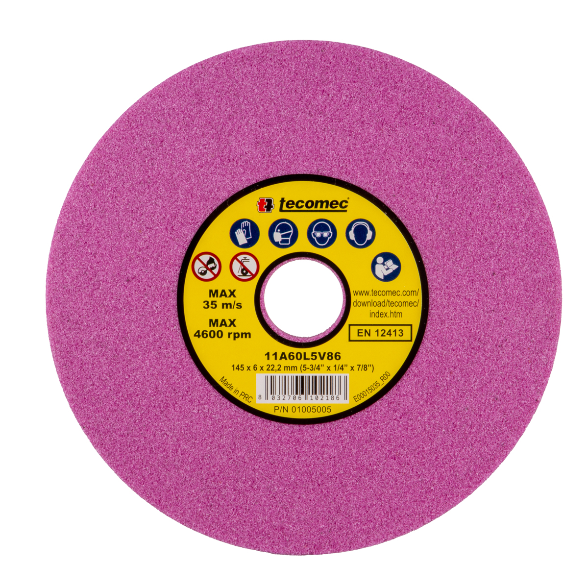 201251 ZİNCİR BİLEME DİSKİ 145x22x6mm DİP VE TEPE