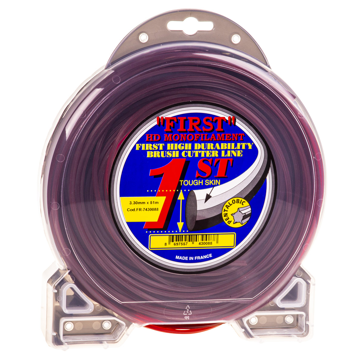 130446 MİSİNA 3.3mm 58m KIRMIZI 5 KÖŞE
