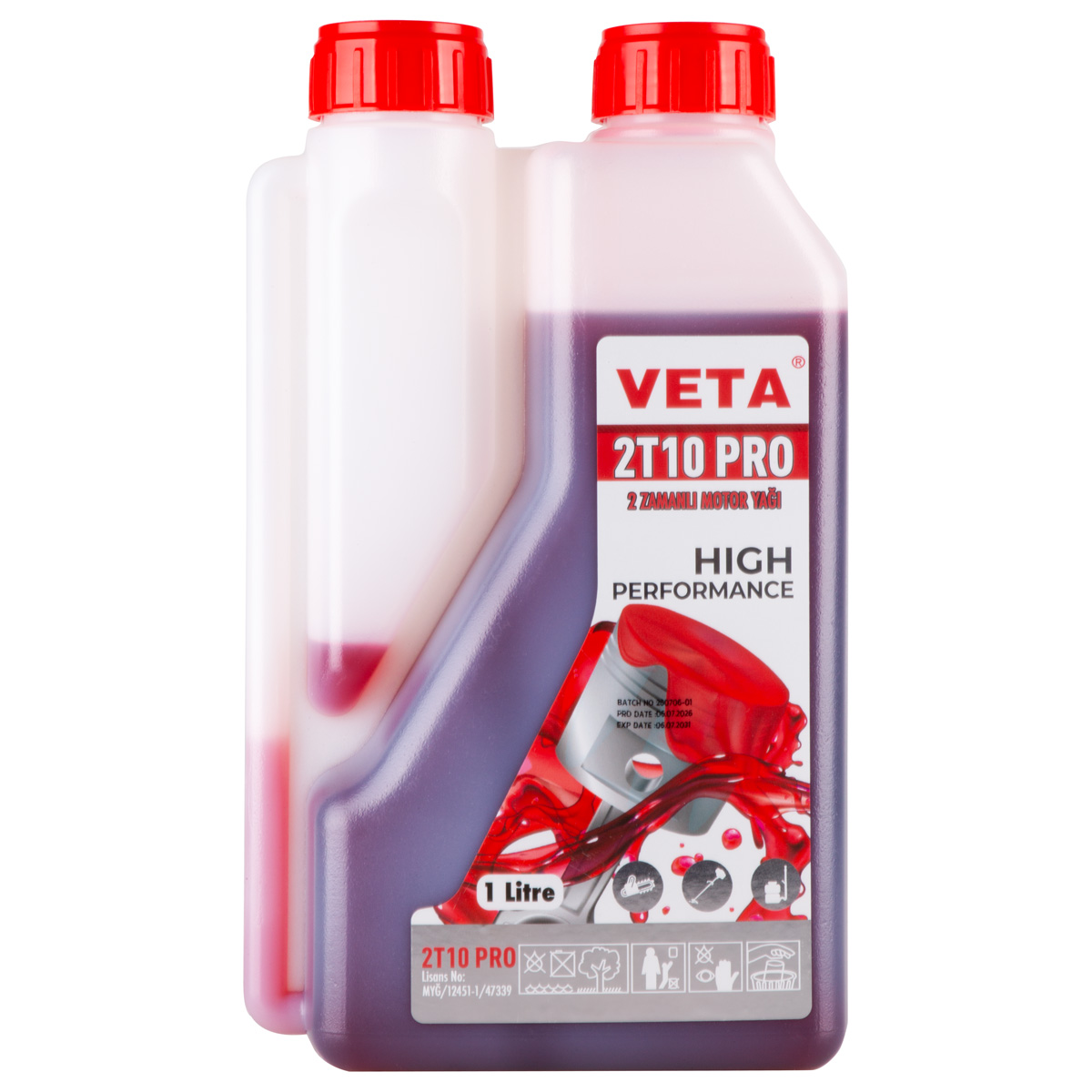 131342 YAĞ,İKİ ZAMANLI MOTOR ÖLÇEKLİ 1Lt PRO