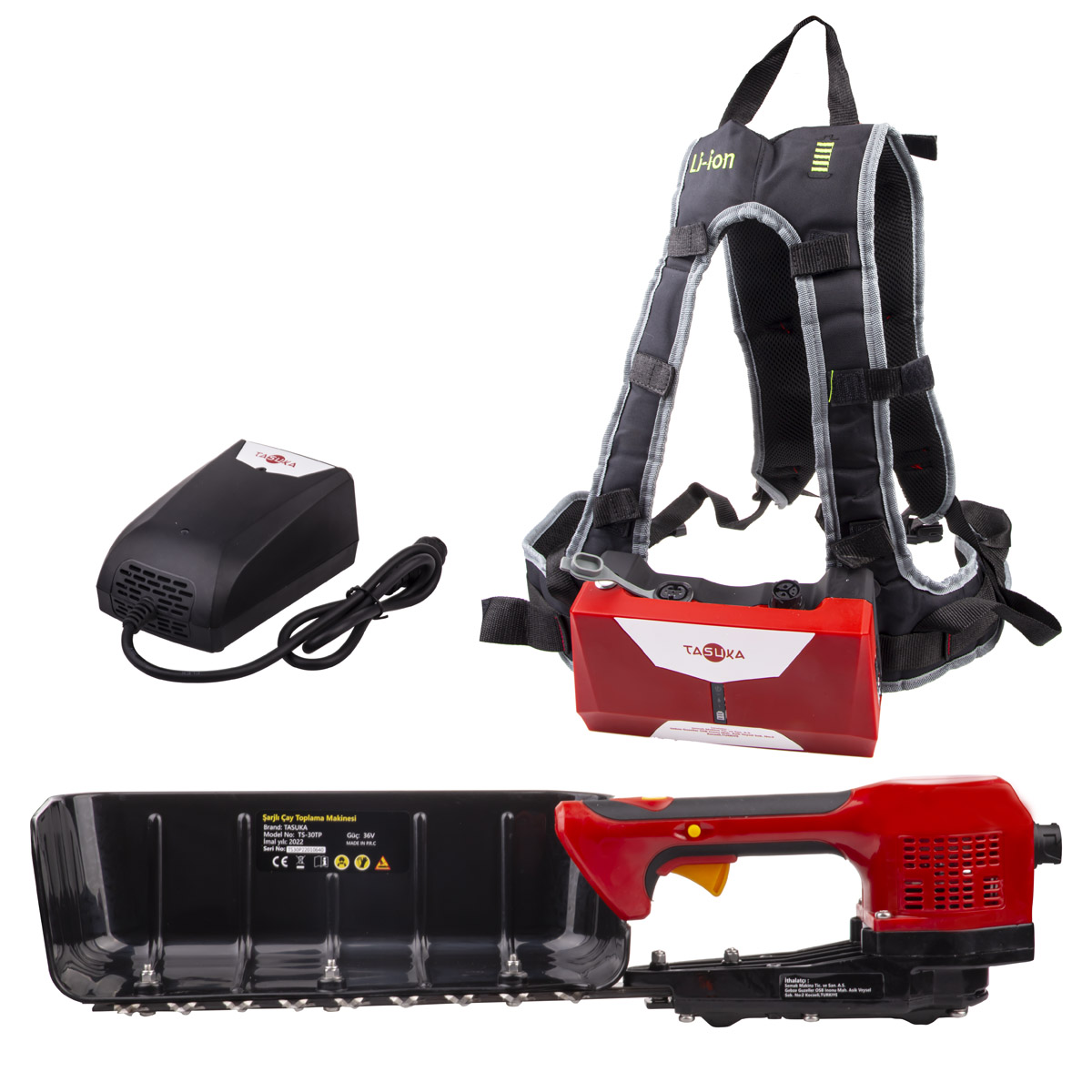112657 TS-30TP ÇAY TOPLAMA MAKİNESİ AKÜLÜ SEPETLİ