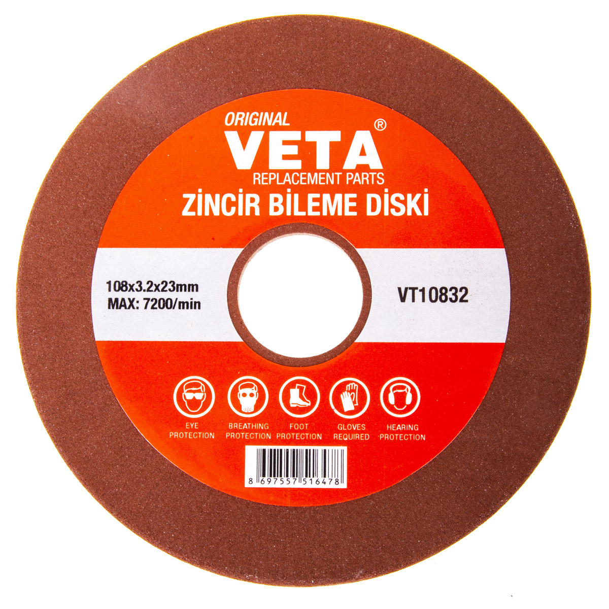 131454 ZİNCİR BİLEME DİSKİ 108x23x3.2mm