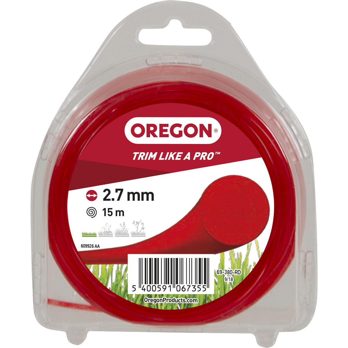 131584 MİSİNA 2.7mm 15m KIRMIZI YUVARLAK