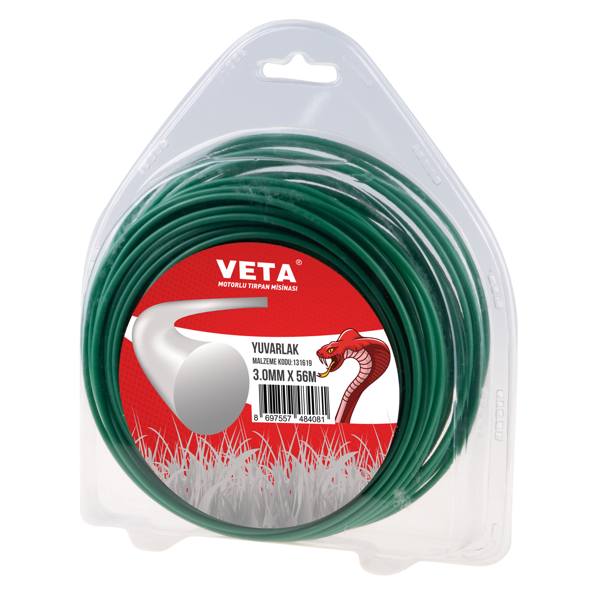 131619 MİSİNA PRO 3.0mm 56m YEŞİL YUVARLAK