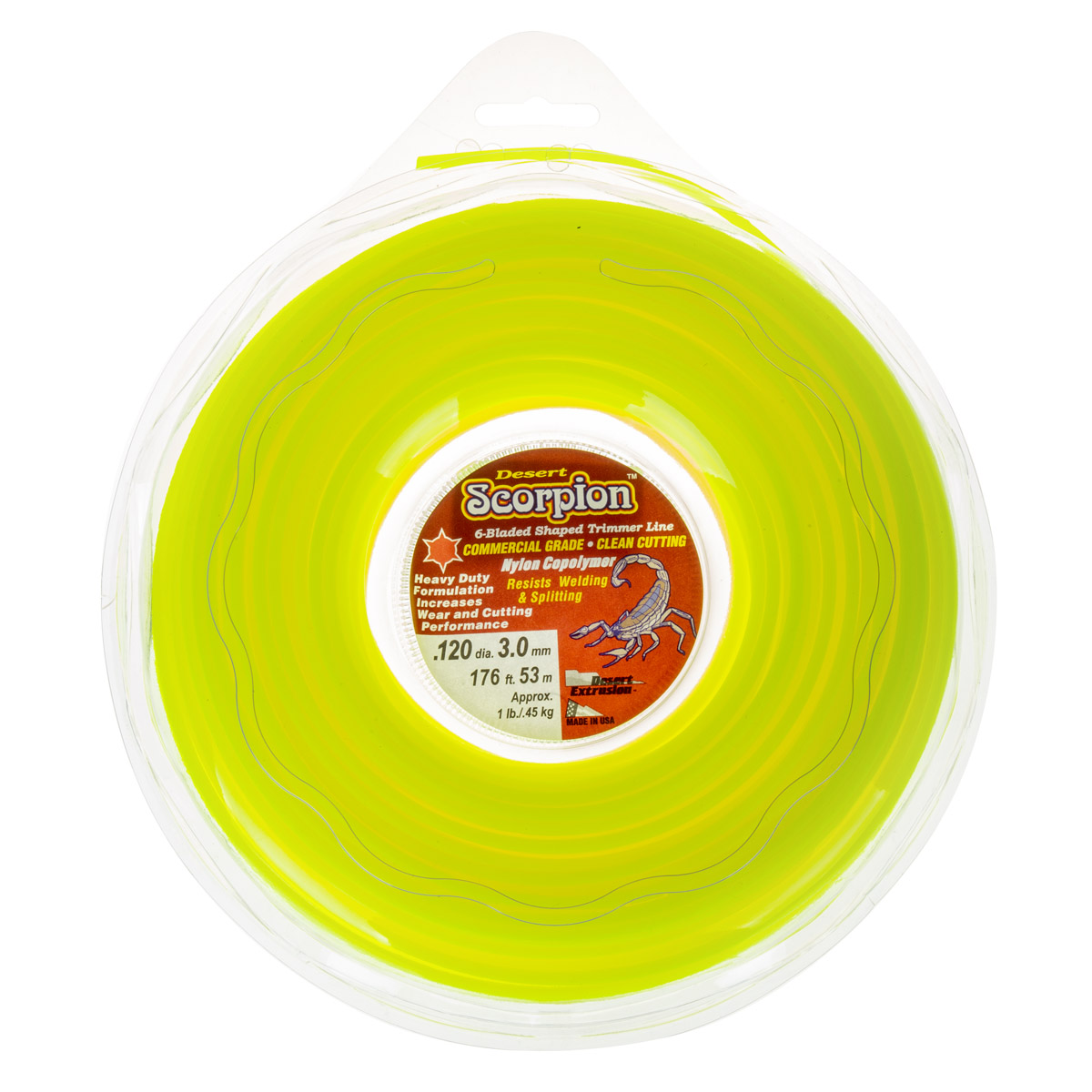 130468 MİSİNA 3.0mm 53m SARI 6 KÖŞE SCORPION