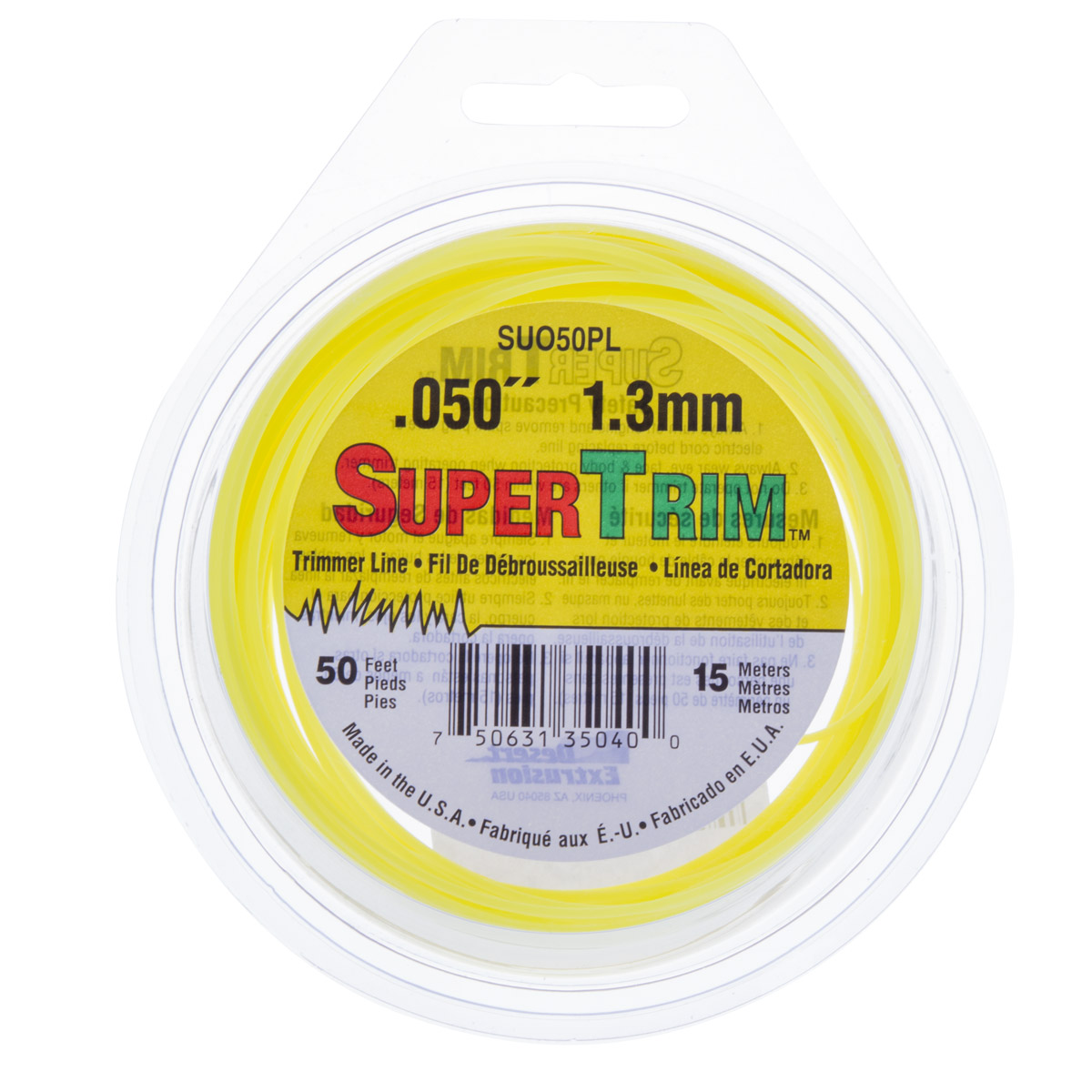 130477 MİSİNA 1.3mm 15m SARI SUPERTRIM
