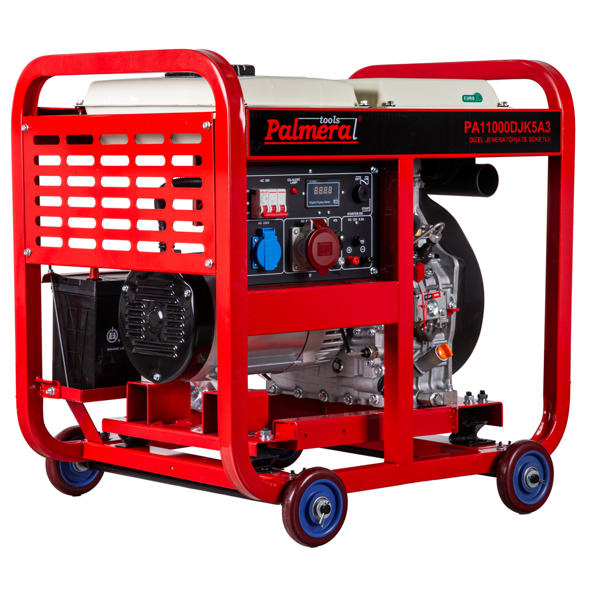 203189 PA11000DJK5A3 EUR5 JENERATÖR 11kVa DİZEL MARŞ.ATS