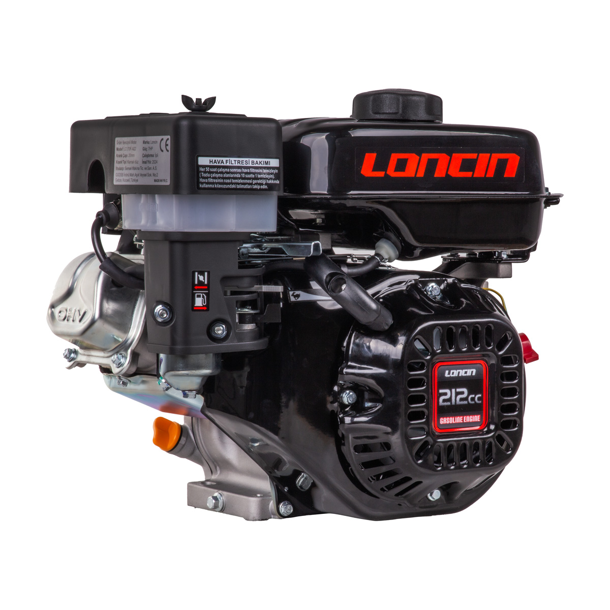 202084 LC170F-A22 EUR5 BENZİNLİ MOTOR 7HP ÇAPA TİP Ø20mm