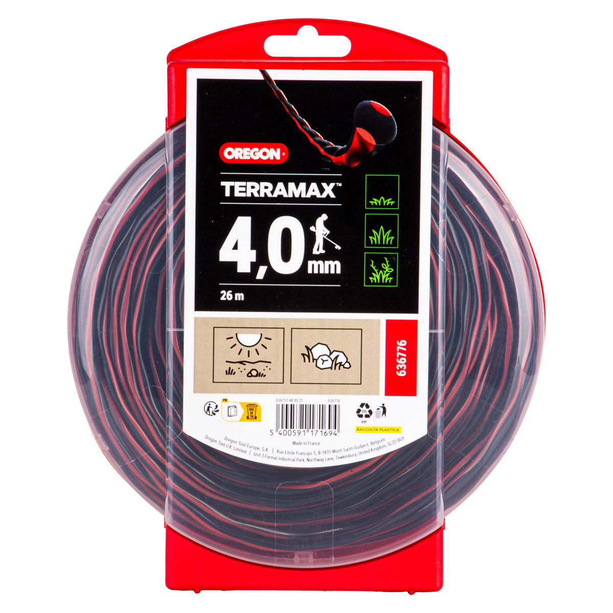 200006 MİSİNA 4.0mm 26m SİYAH BURGULU