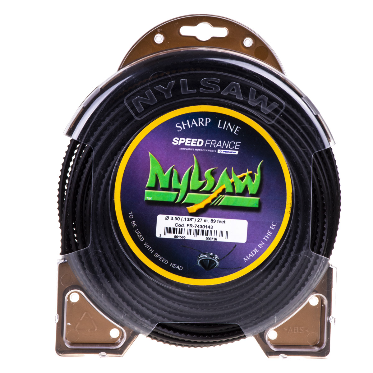 130454 MİSİNA 3.5mm 27m SİYAH TIRTIKLI NYLSAW