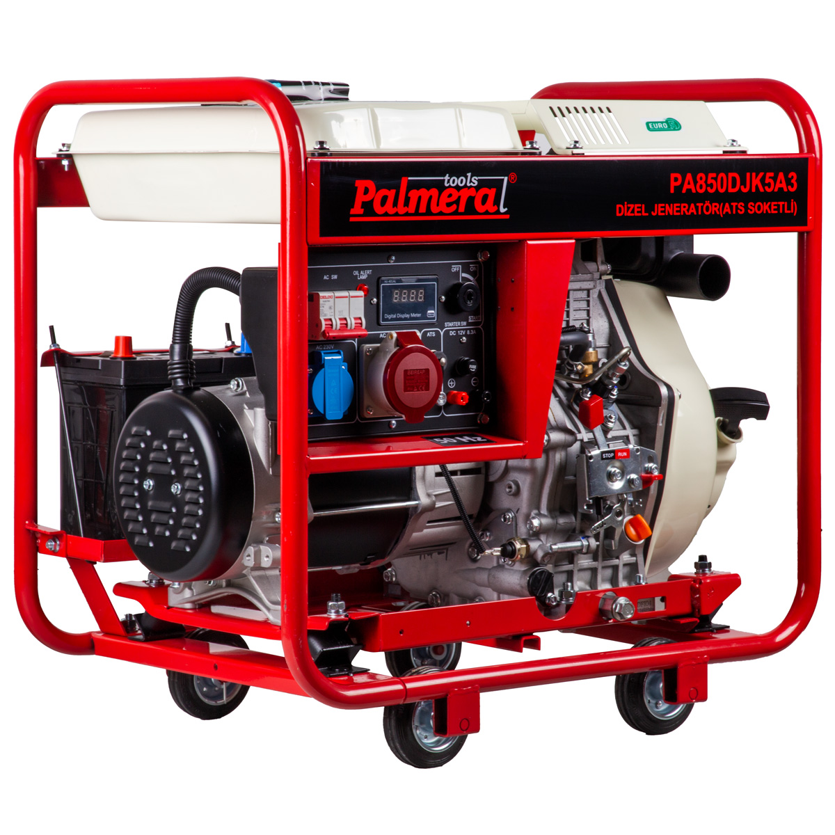 203181 PA850DJK5A3 EUR5 JENERATÖR 6,9 kVA DİZEL MARŞ.ATS