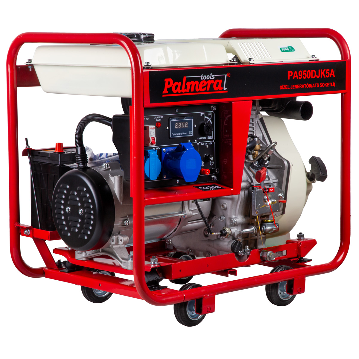 203188 PA950DJK5A EUR5 JENERATÖR 8,1 kVA DİZEL MARŞLI ATS