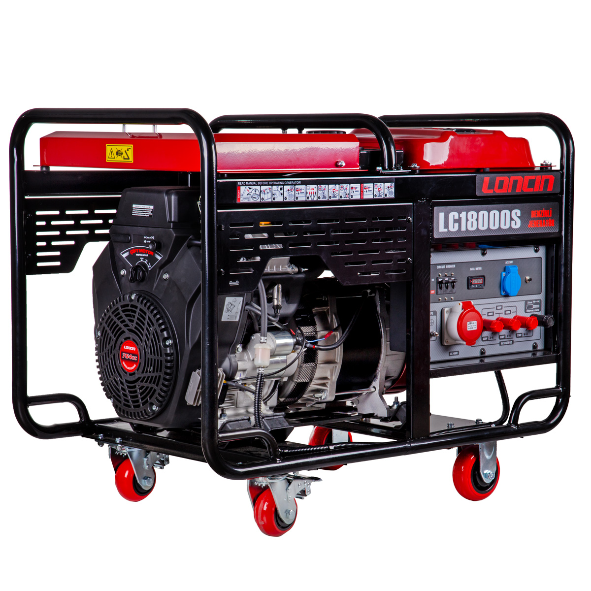 204278 LC18000S EUR5 JENERATÖR 14 kW MARŞLI TRİFAZE