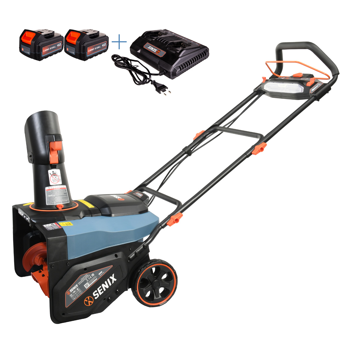 204890 STX2-M-EU AKÜLÜ KAR KÜREME MAKİNESİ 2x4.0Ah 46cm